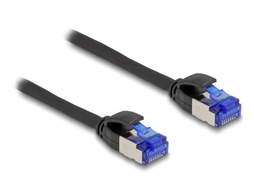 Delock RJ45 Ethernet cable Cat.6A S/FTP Slim 1m black