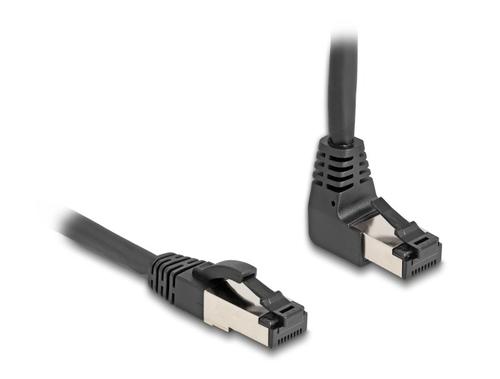 Delock RJ45 Category 8.1 S/FTP 90° down, straight, male