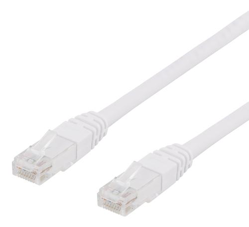 Deltaco TP-615V networking cable White 15 m Cat6 U/UTP (UTP)