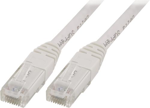 Deltaco V1-TP networking cable White 1 m Cat5e U/UTP (UTP)