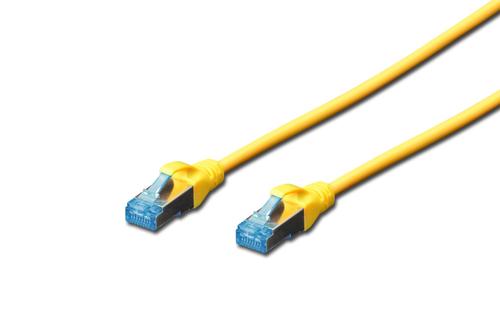 Digitus RJ45 Patch Cable SF/UTP Cat5e 5.00m yellow Polybag