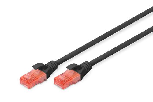 Digitus CAT 6 U/UTP Patch Cable - LSZH, 10m, black