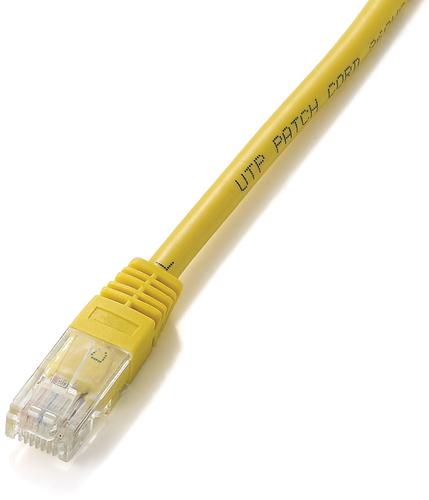 Equip Patch cable Cat5e U/UTP 2xRJ45 3.00m yellow PVC polybag