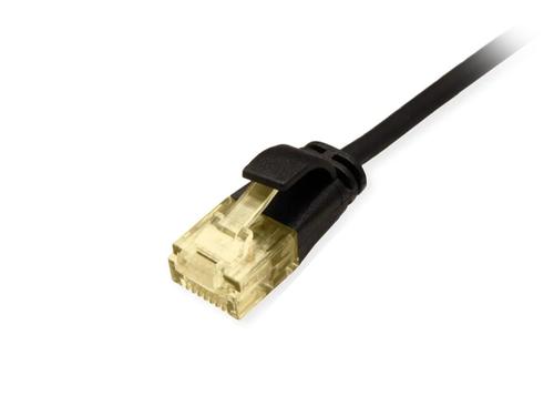 Equip Cat6A SlimFlex U/UTP 3.00m gray LSZH 2xRJ45 polyethylene jacket