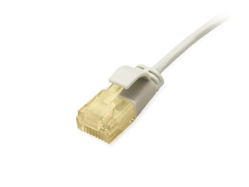 Equip Cat6A SlimFlex U/UTP 5.00m gray LSZH 2xRJ45 polybag patch cable
