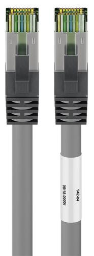 Goobay CAT 8.1 Patch Cord, S/FTP (PiMF), grey, 1m