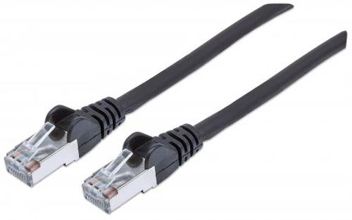 Intellinet 731812 networking cable, black, 10 m, Cat6a, S/FTP (S-STP)