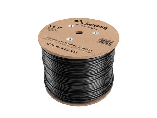 LANBERG LCF6-30CU-0305-BK networking cable Black 305