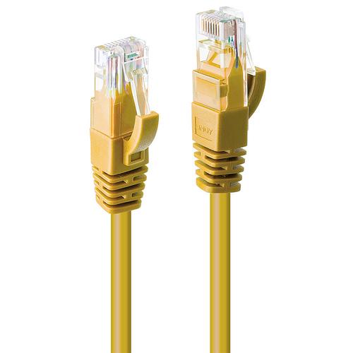 Lindy Yellow Cat6 U/UTP patch cable, 5.00m