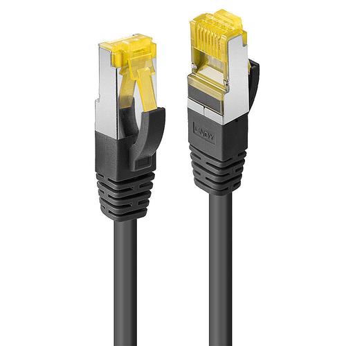 Lindy Cat6A U/UTP LSZH patch cable, black, 10 pieces, 1.00m