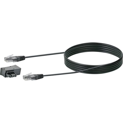 Schwaiger TAE-F/RJ45 3m Black Adapter