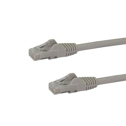 StarTech.com 10m CAT6 Ethernet Cable - Grey CAT 6 Gigabit Ethernet Wire - 250MHz 100W PoE RJ45 UTP Network/Patch Cord, Snagless with Strain Relief, Individually Tested