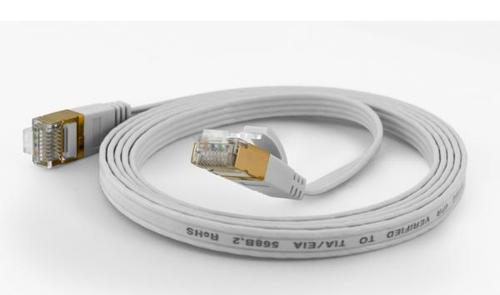 Wantec Patch cable FTP CAT6 q=1.6x6.5mm 10.00m white