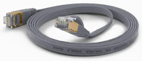 Wantec FTP CAT6 patch cable q=1.6x6.5mm 1.50m grey