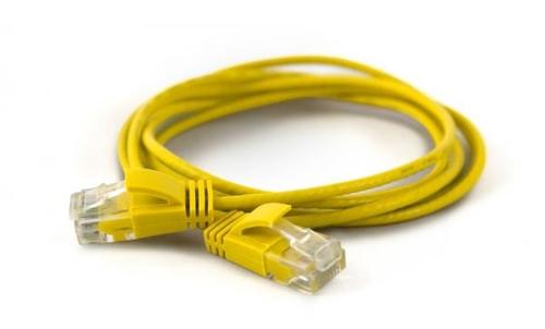 Wantec UTP CAT6a patch cable d=2.8mm 25.00m yellow