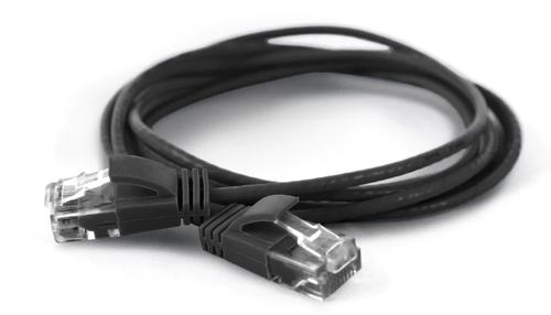 Wantec Patch cable UTP CAT6a d=2.8mm 10.00m black