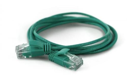 Wantec UTP CAT6a patch cable d=2.8mm 3.00m green