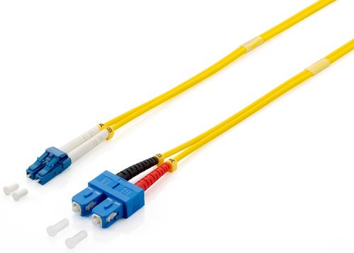 Equip Patch cable LC-SC 2.00m Singlemode Duplex OS2 yellow polybag