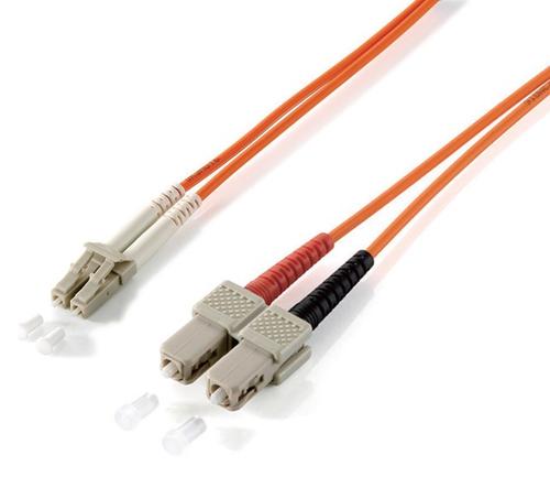 Equip Patch cable LC-SC 1.00m Multimode Duplex OM1 orange polybag
