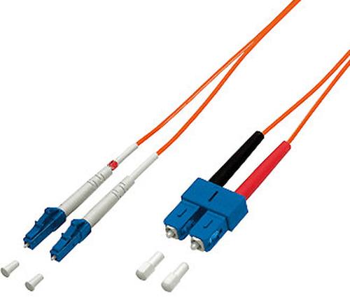 Equip Patch cable LC-SC 2.00m Multimode Duplex OM1 orange polybag