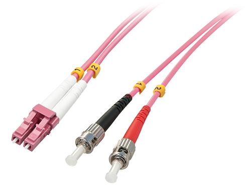 Lindy LWL-Duplex cable LC/ST OM4 1m 50/125µm Multimode