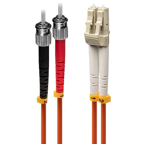 Lindy Fiber Optic Duplex Cable LC/ST OM2 3m 50/125µm Multimode