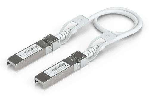 Ubiquiti UACC-Uplink-SFP28-0.3M InfiniBand/fiber optic cable, white