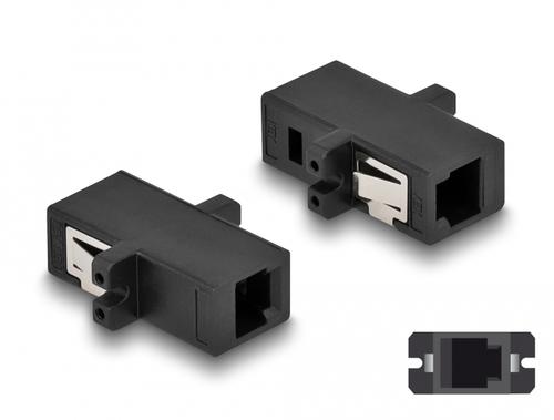 Delock LWL Coupling MTRJ Socket to MTRJ Socket black