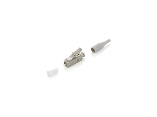 Equip LWL-connectors LC-LC Multimode 12pcs beige