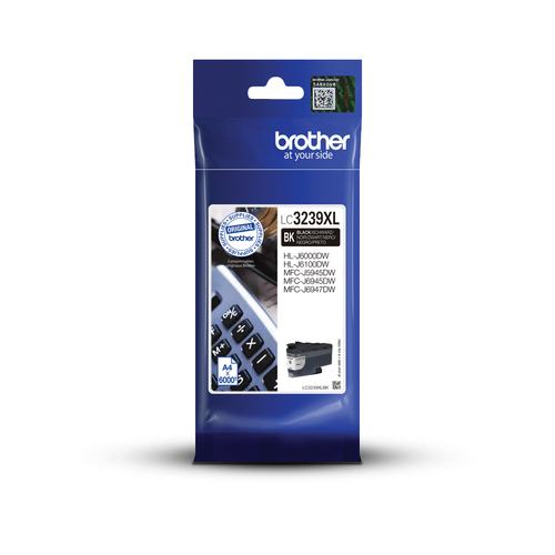 BROTHER LC-3239XLBK ink cartridge, 1 piece, Original High (XL) Yield, Black