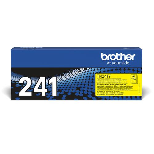 BROTHER TN-241Y toner cartridge, 1 piece, Original Yellow