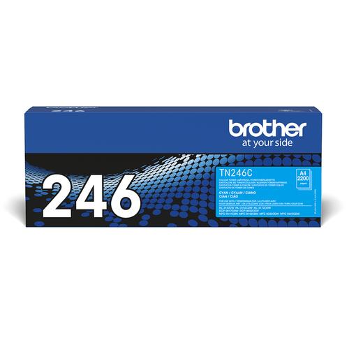 BROTHER TN-246C toner cartridge, 1 piece, Original Cyan