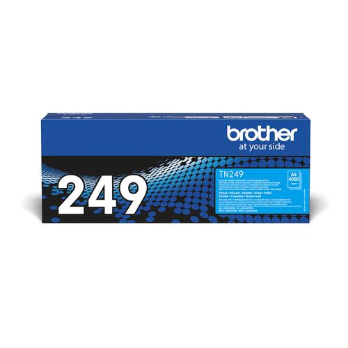 BROTHER TN-249C toner cartridge, 1 piece, Original Cyan