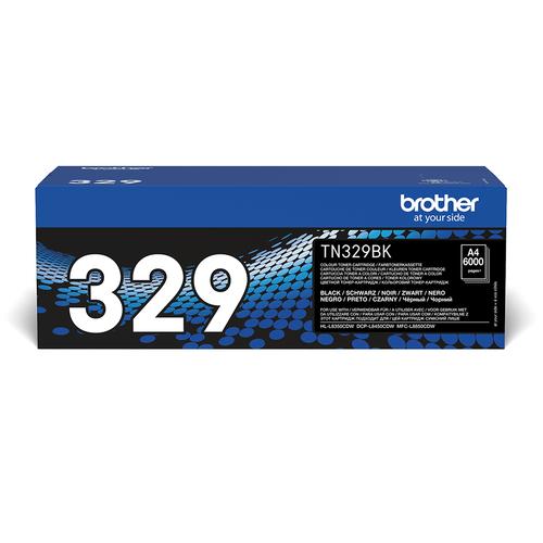 BROTHER TN-329BK toner cartridge, 1 piece, Original Black
