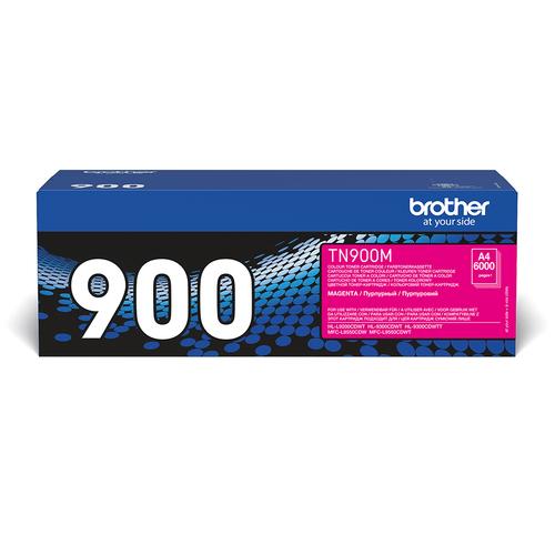 BROTHER TN-900M toner cartridge, 1 piece, Original Magenta