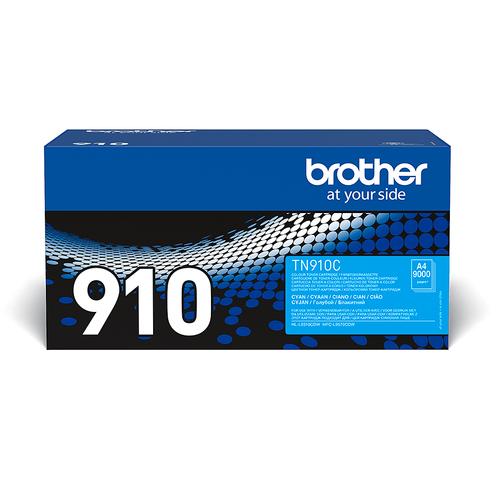 BROTHER TN-910C toner cartridge, 1 piece, Original Cyan
