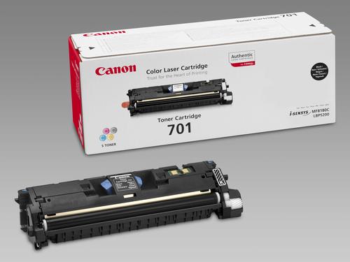 CANON 701 toner cartridge, 1 piece, Original Black
