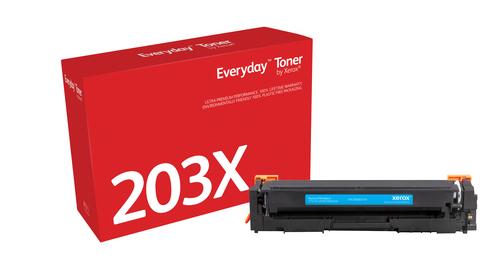 XEROX Everyday™ Cyan Toner compatible with HP 203X (CF541X), high yield
