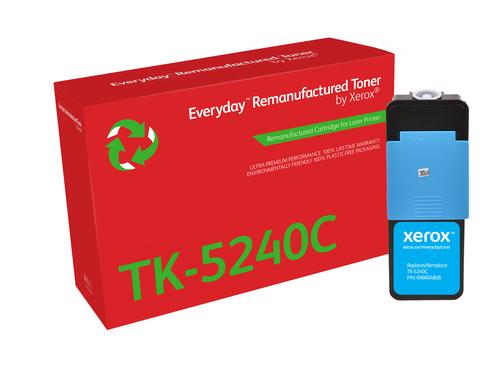 XEROX Toner for Everyday Use Kyo TK-5240C Cyan Remanufactured