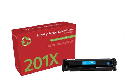 XEROX Everyday™ Cyan Remanufactured Toner compatible with HP 201X (CF401X), high yield