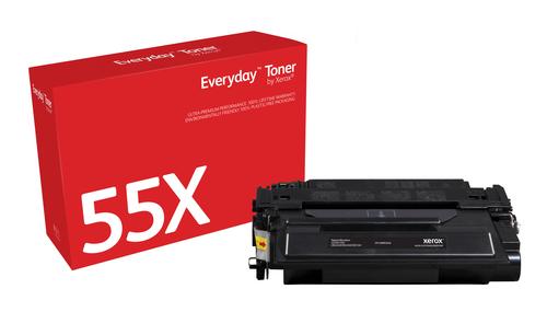 XEROX Toner Everyday HP 55X (CE255X) Black