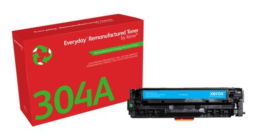 XEROX Everyday alternative cyan toner for CC531A/ CRG-118C/ GPR-44C, yielding approximately 2800 pages.