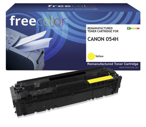 Freecolor Canon Toner 054H (3025C002) yellow 2300 pages remanufactured
