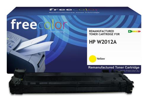 Freecolor HP W2012A yellow toner with chip, 13,000 pages compatible