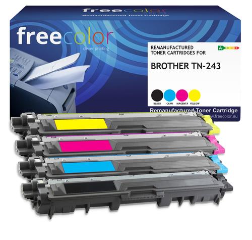 Freecolor Toner Brother TN-243 B/C/M/Y remanufactured