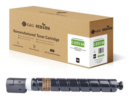 G AND G Reborn Toner compatible with Canon C-EXV 64 (5753C002) B