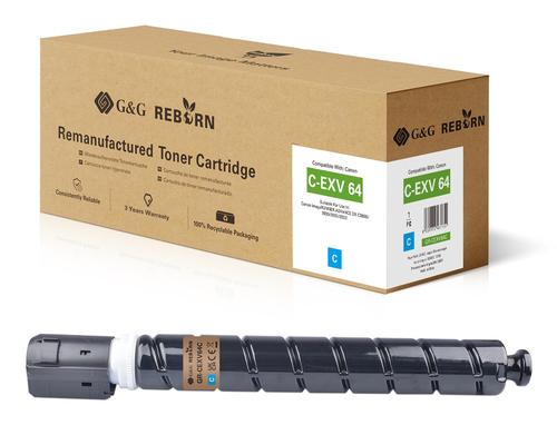 G AND G Reborn-Toner compatible with Canon C-EXV 64 (5754C002) C