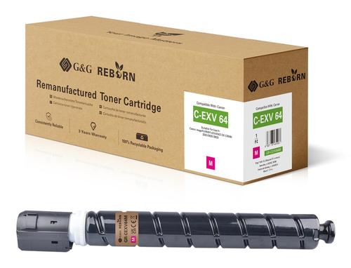 G AND G Reborn-Toner compatible with Canon C-EXV 64 (5755C002) M