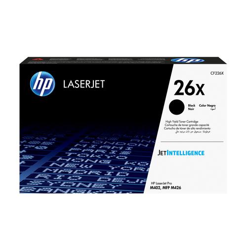 HP Toner CF226X / 26X XL Black