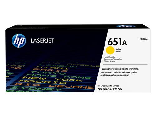 HP Toner yellow 651A (CE342A) (yellow)